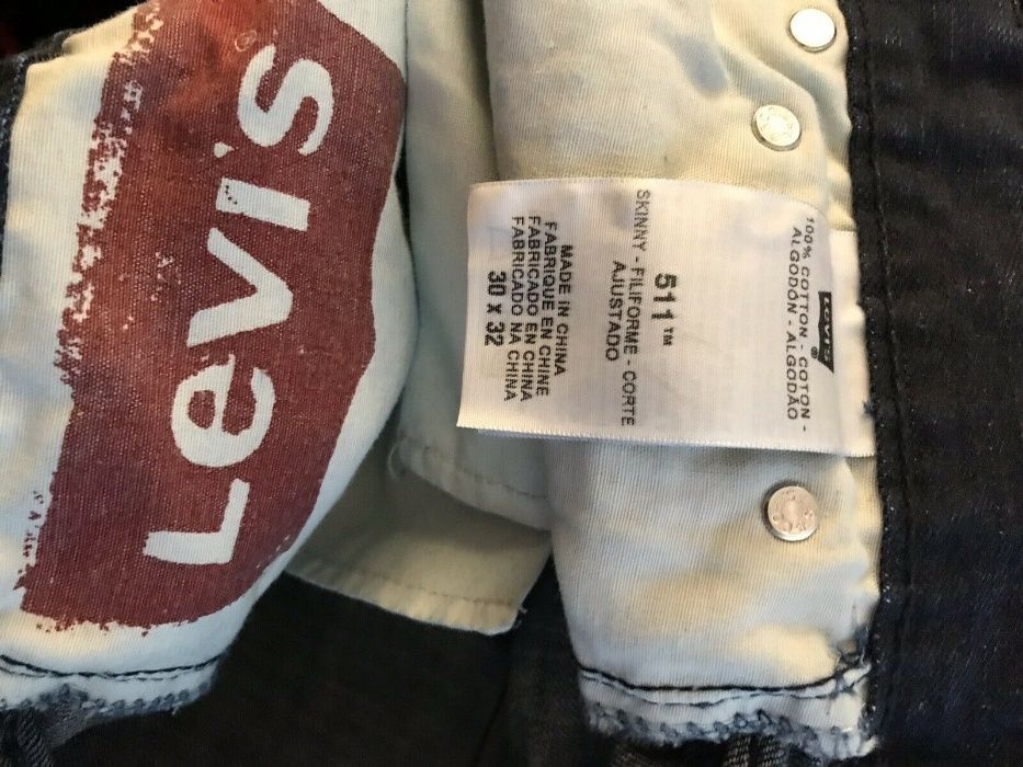 Levis 511 Skinny 30 W x 32 L