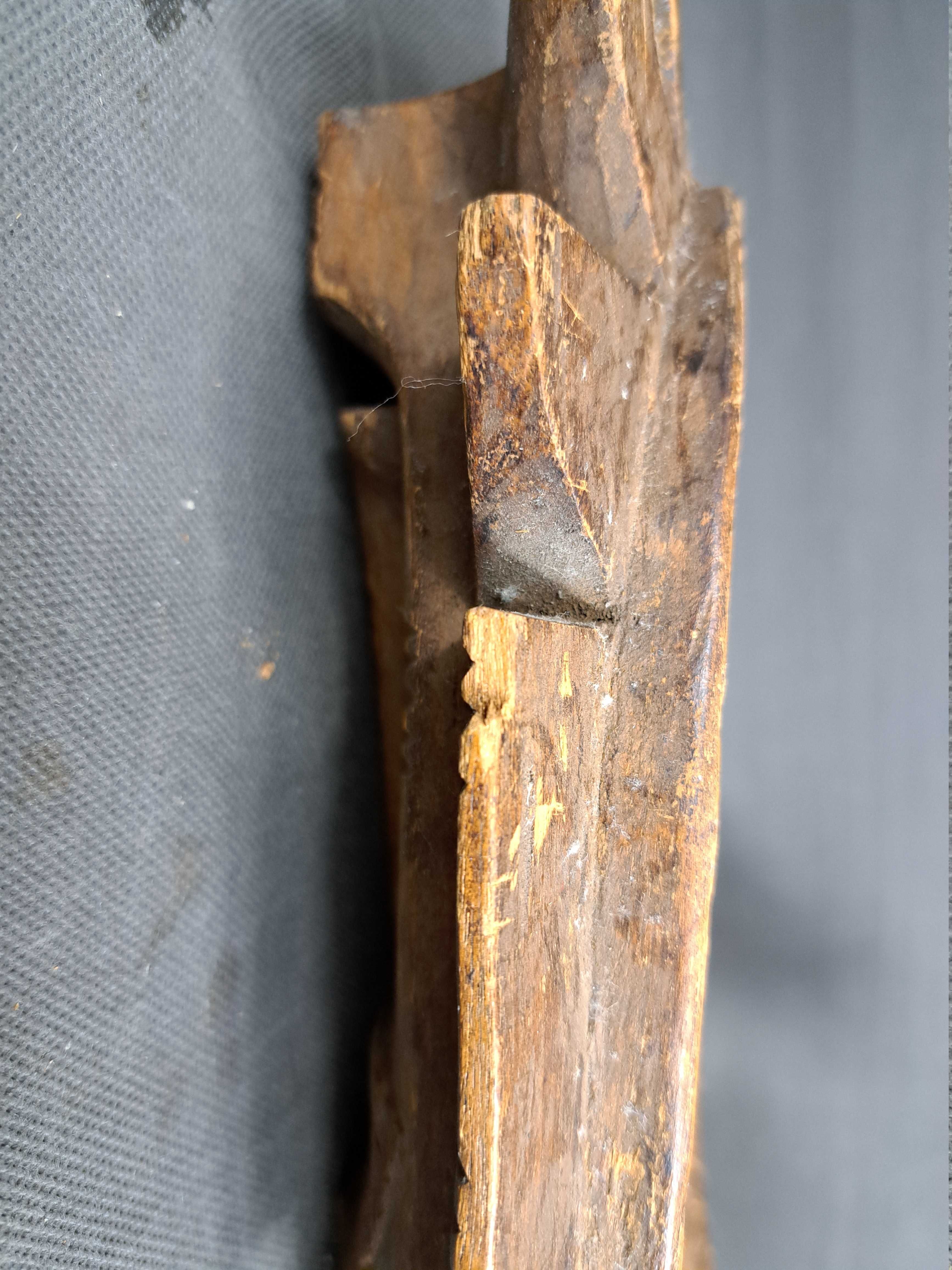 Stara, drewniana maska afrykańska, SENUFO wys. 41 cm