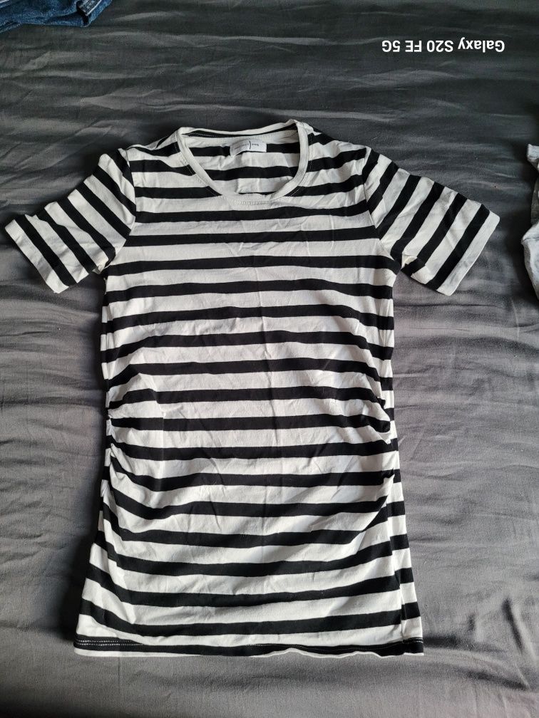2 T-shirty ciążowe S