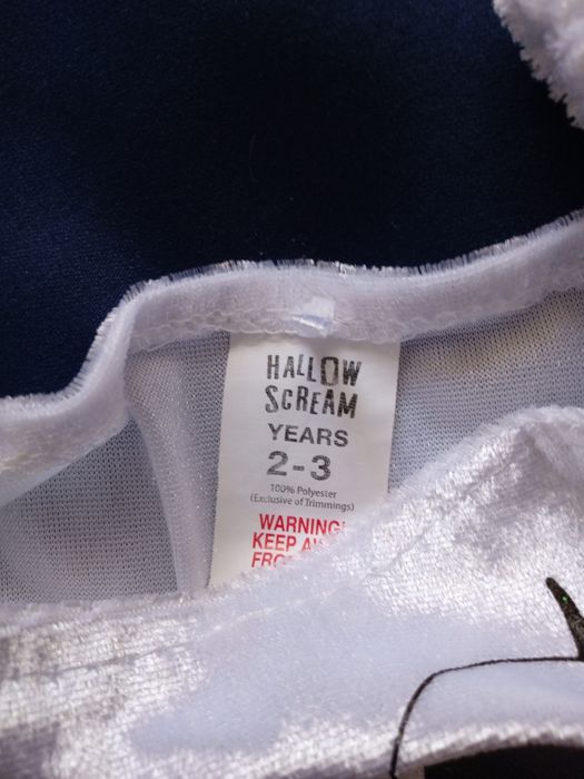 Duszek strój karnawałowy sukienka 92 nowa