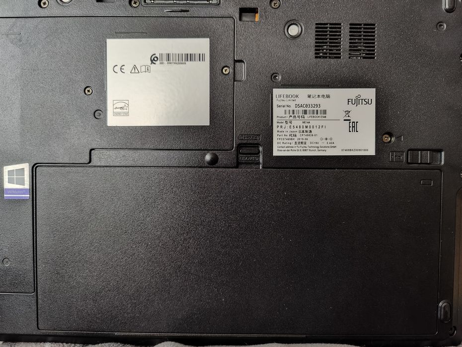 Ноутбук Fujitsu Lifebook E548/i3-7130U 8GB ddr4 ssd256