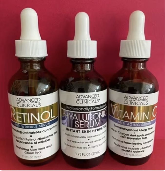 Сироватка для обличчя advanced clinicals сиворотка ретинол вітамін C