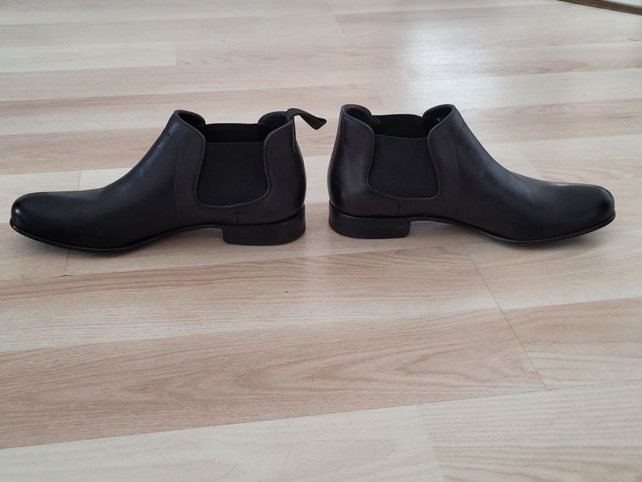 Hugo Boss Sztyblety buty ze skóry damskie r.37 dł.wkładki 23,5