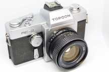 Vintage SLR Topcon RE-2 + Topcor 55mm 1.7 Japan