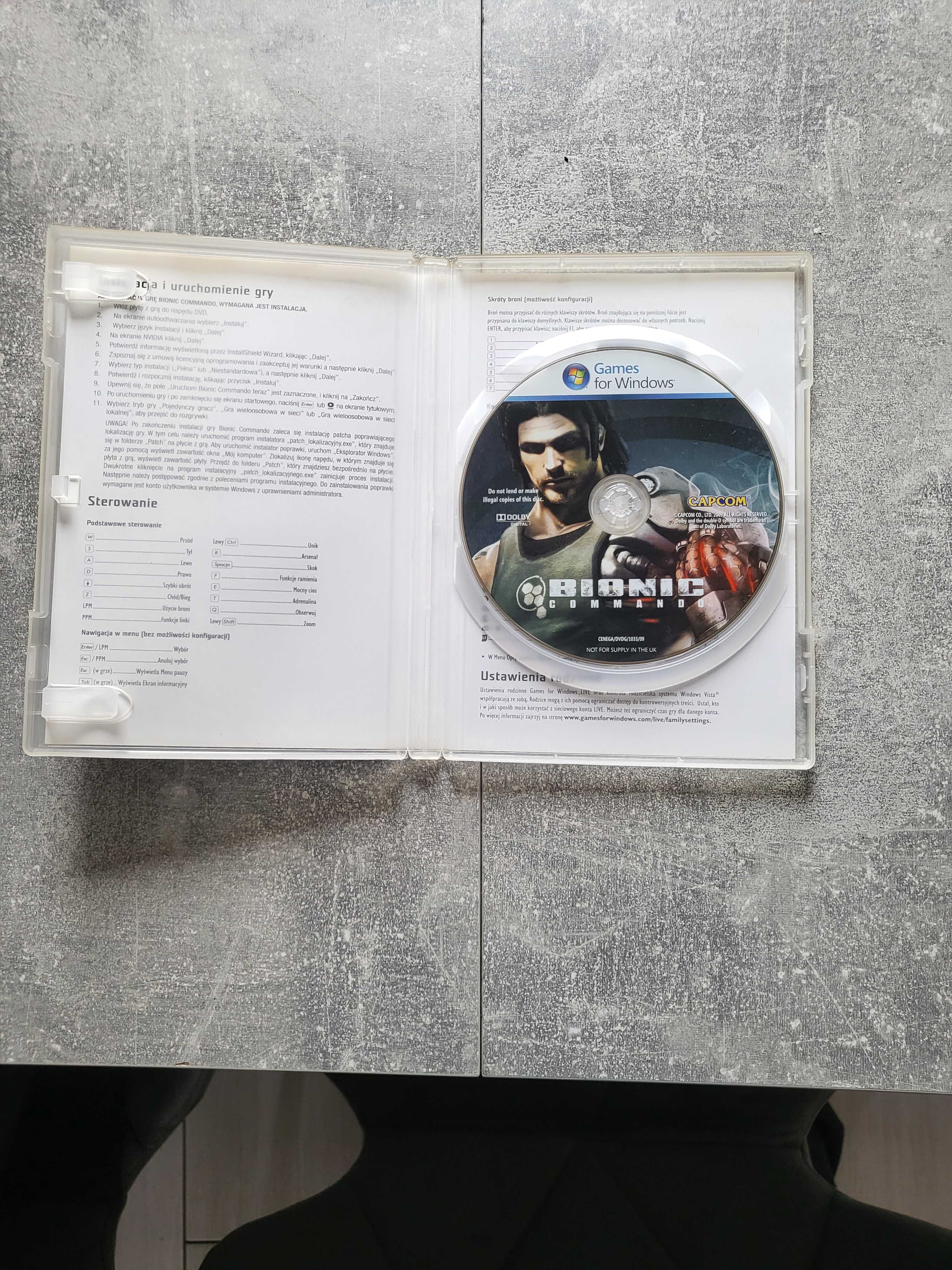 Gra Bionic Commando PC stan idealny bez rys