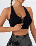 NOWY stanik sportowy biustonosz S M TOP strój fitness jogi