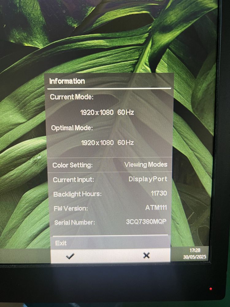 Monitor HP Omen 25” FHD – 144Hz – Gaming