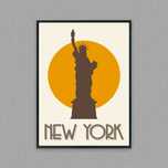 plakat miasto Nowy Jork, plakat grafika miasto New York do salonu
