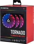 Набір вентиляторів Chieftec Tornado RGB + Controller + RC(CF-3012-RGB)
