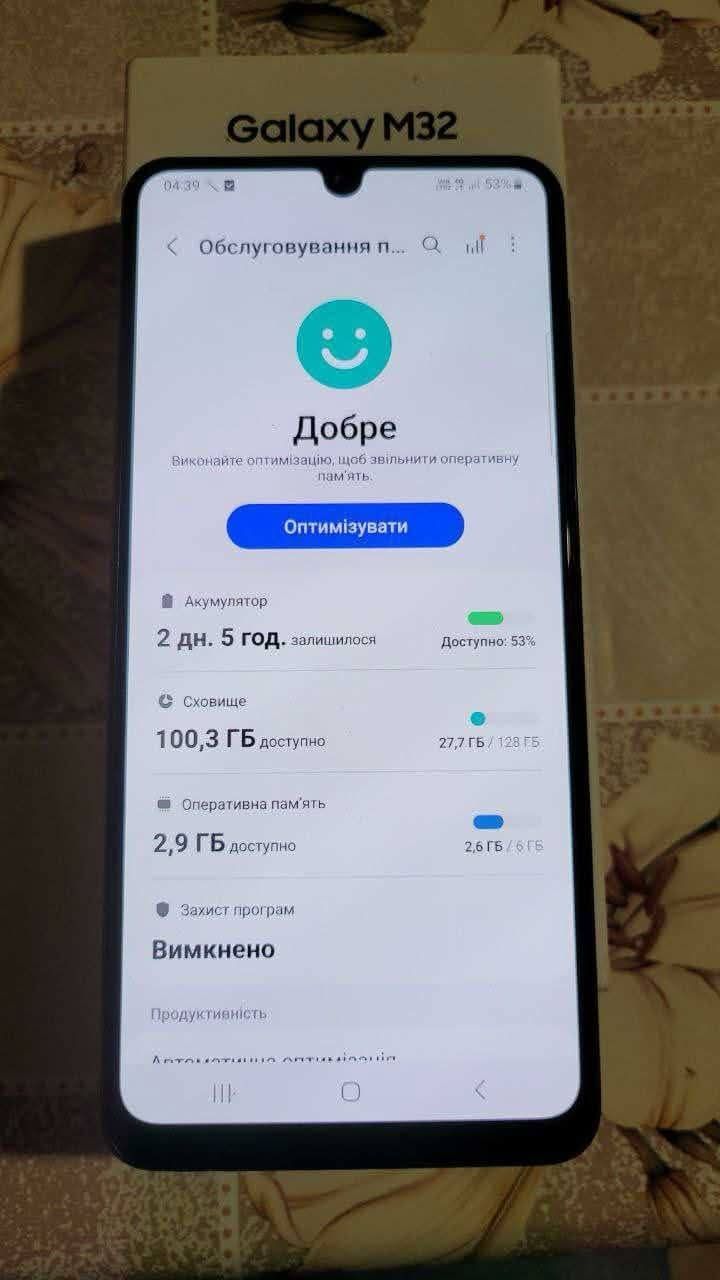 Самсунг М32 на 128гб