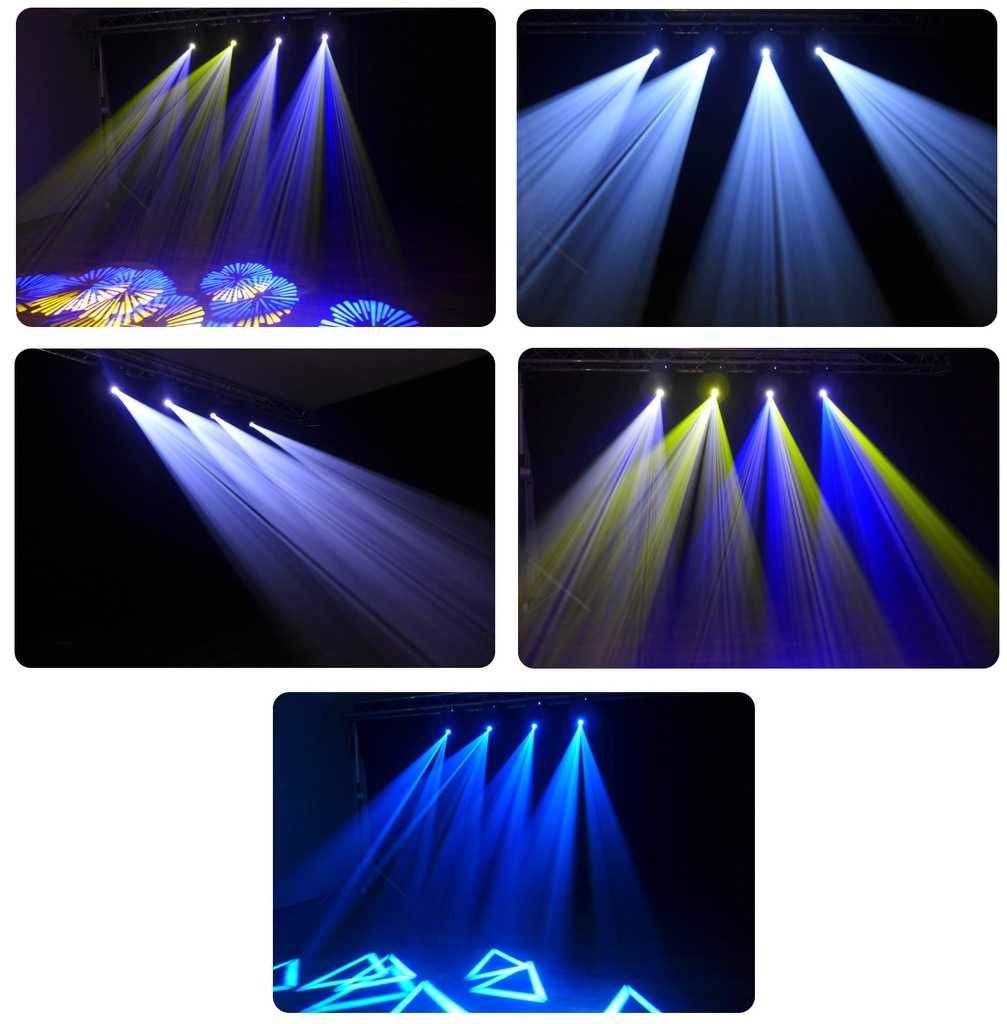 Głowy Ruchome 90w led spot Pryzma 2 sztuki+case