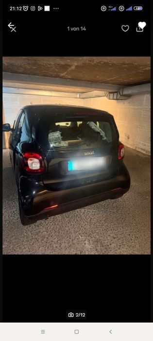 Задній бампер смарт 453