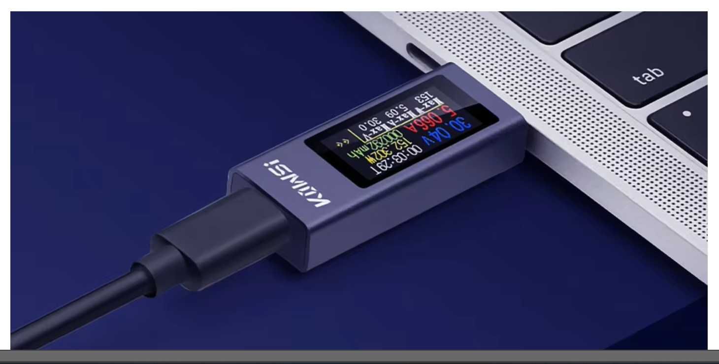 USB-С тестер  модель KWS-2302C/KWS-2303C