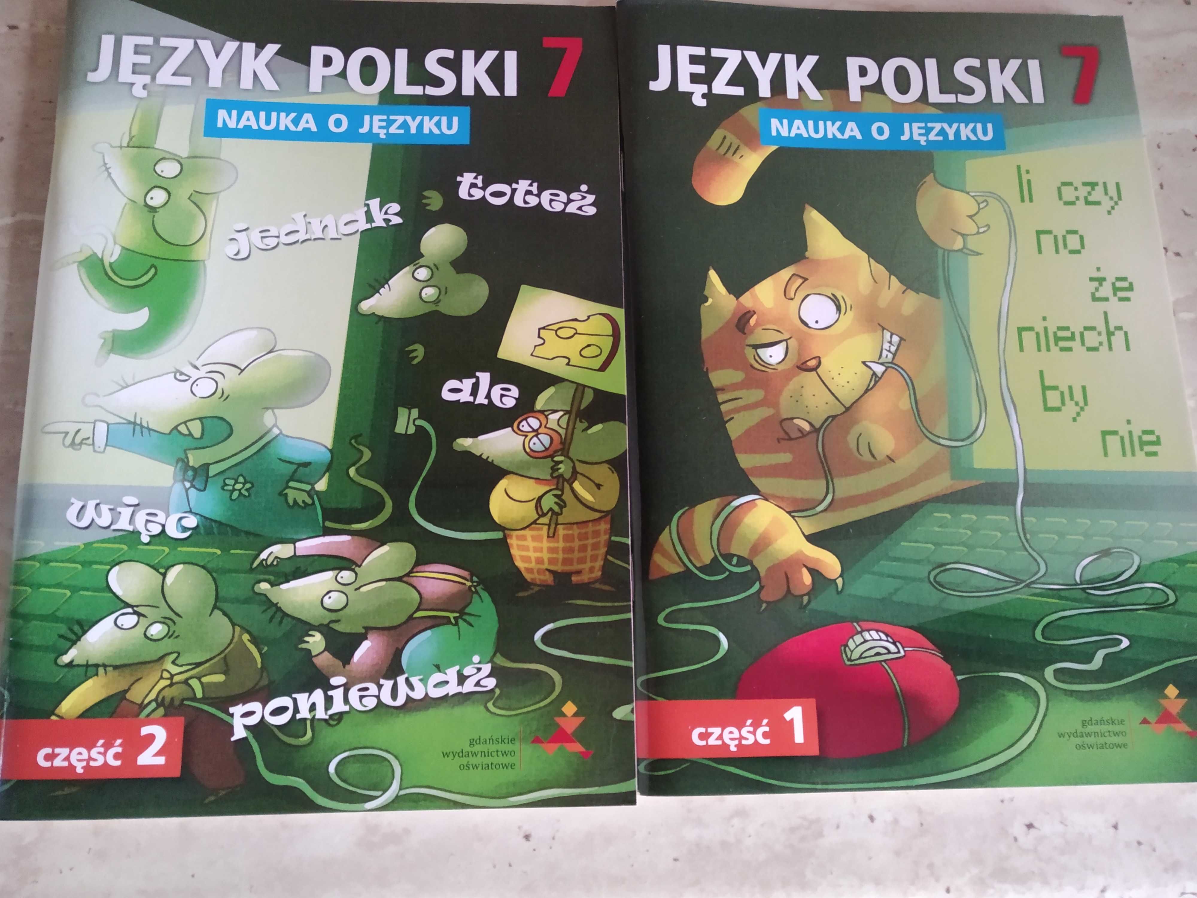 Język polski 7 nauka o języku komplet GWO