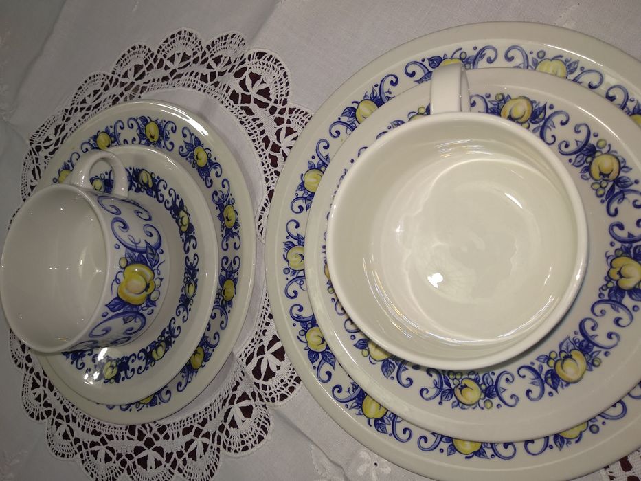 Villeroy & Boch Cadiz 2x trio śniadaniowe+ gratis