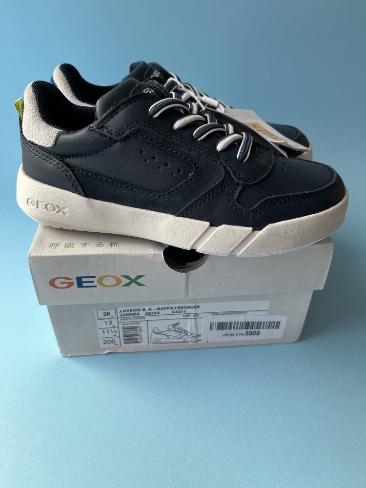 шкіряні кросівки 30р. 19,4см Geox Hyroo,черевики на хлопчика,кроссовки