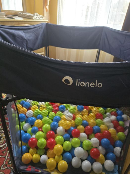 Дитячий манеж Lionelo Roel Blue Navy