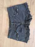 Krotkie czarne shorty rozm. 36