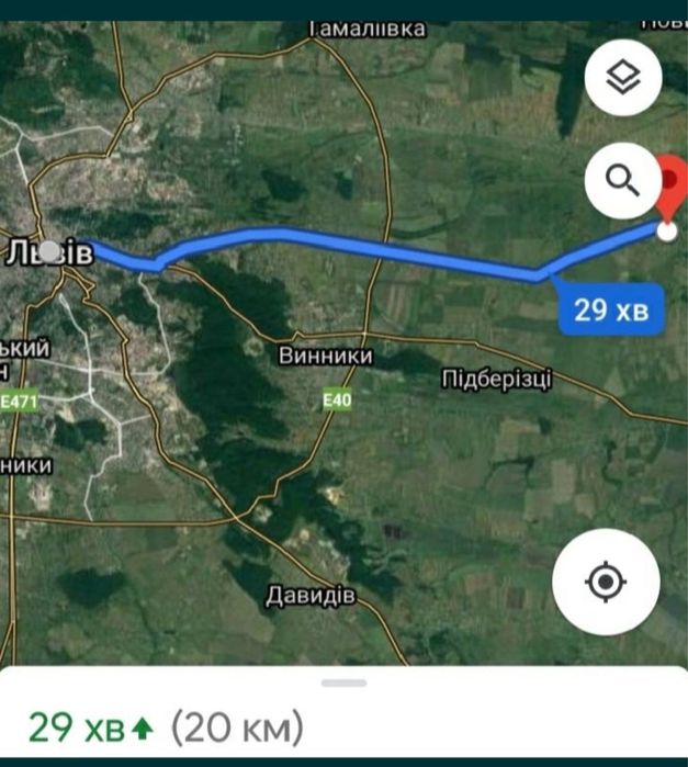 Продаж землі під забудову с. Нижня Білка