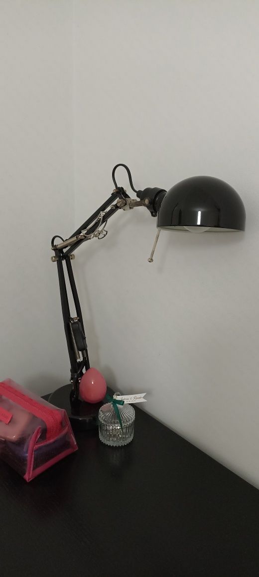 2 Candeeiros pretos manejável IKEA