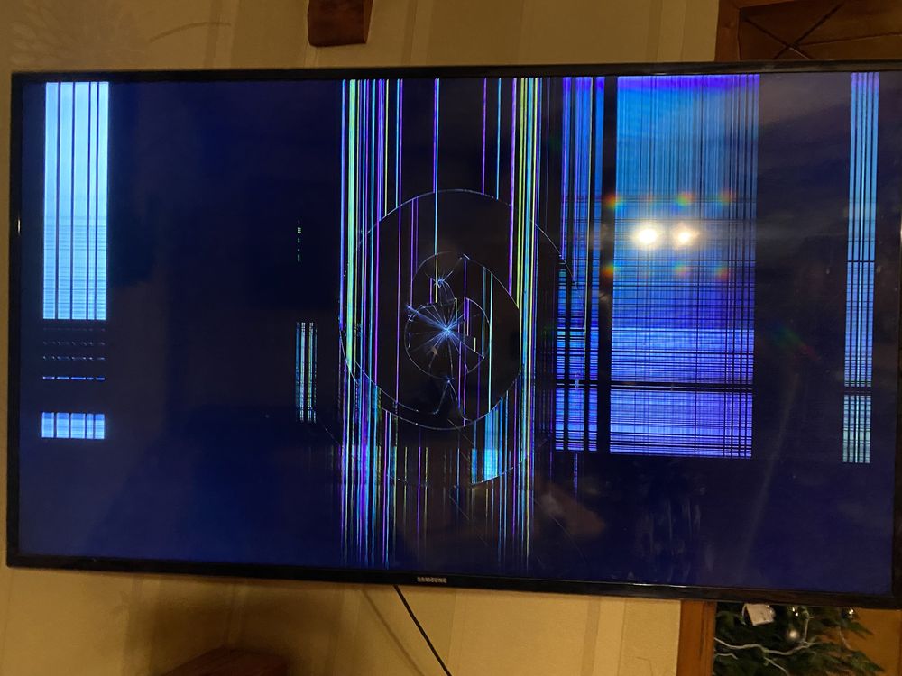 Telewizor samsung uszkodzony