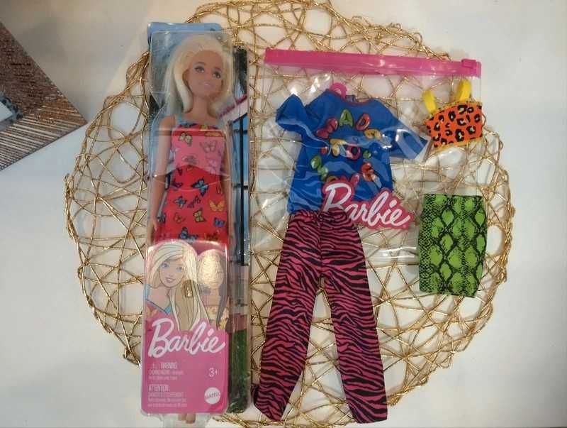nowa lalka barbie ubranka i zestaw