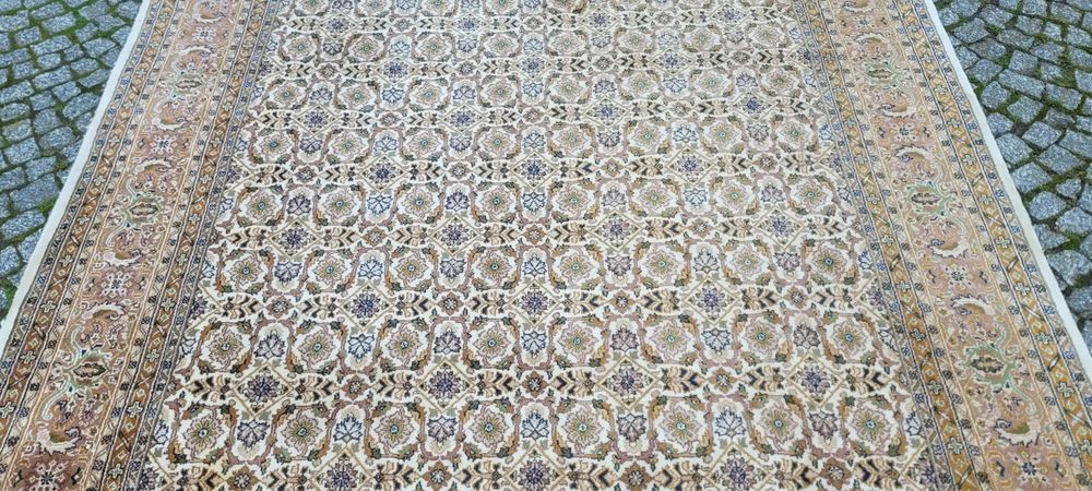 -70% kaszmirowy indo bidjar lśniący perski dywan ręcznie tkany 200/320