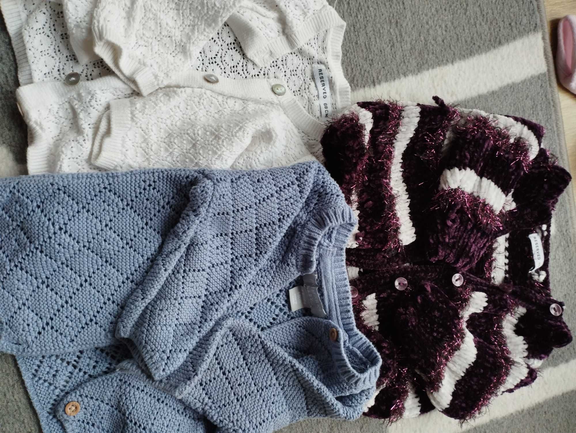 Body, bluzki i sweterki niemowlęce rozmiar 68