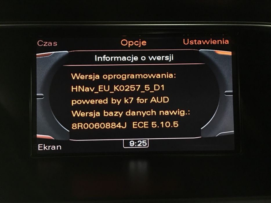 Polskie Menu USA EU Audi MMI 3G Basic HDD A4 A5 A6 A8 Q5 Q7 Mapy 2023
