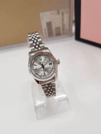 Zegarek damski Rolex Datejust srebrny cały  32mm tarcz