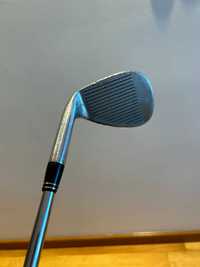 Golf Club: Taylormade 52 degree ledge. Regular shaft. Golf pride grip.