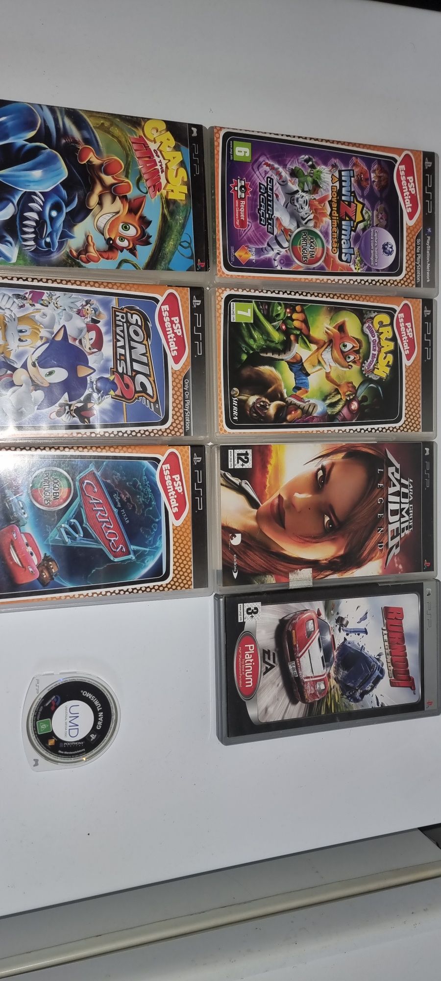 Vendo vários jogos PSP