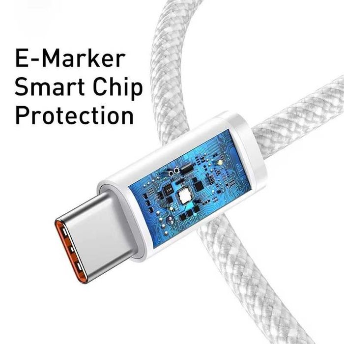 Baseus Usb-C to Usb-C Кабель Швидкої Зарядки 100W 1m Blue iPhone 15 16