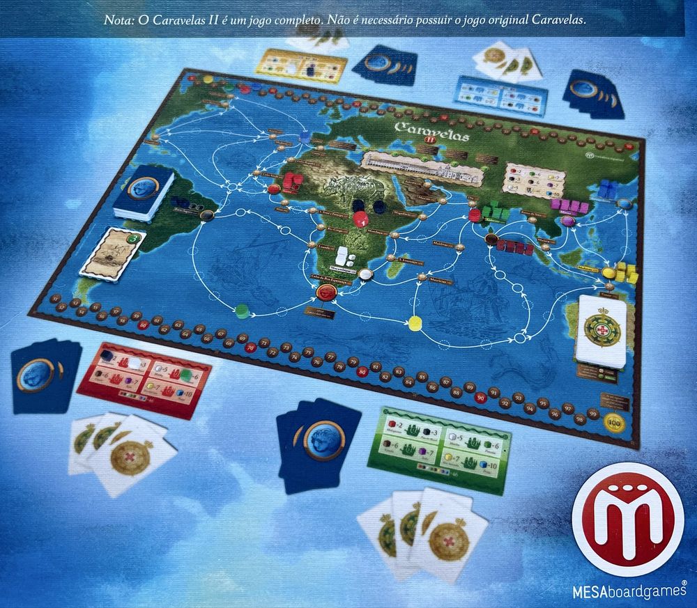 Caravelas II, Jogo tabuleiro, como NOVO