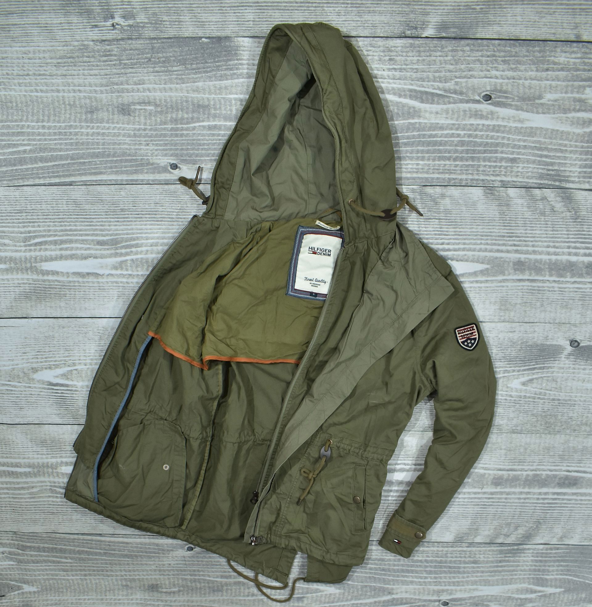 TOMMY HILFIGER Kurtka Damska Parka Fishtail / S