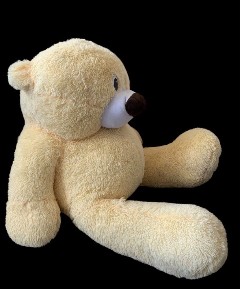 Плюшевий ведмедик велетень Вененя кремовий   М'яка іграшка Ведмедик-в