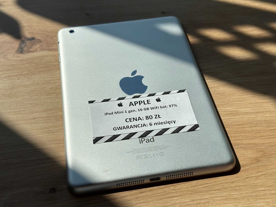 Tablet Apple iPad mini 1 gen. 16 GB Wi-Fi – bat: 97% – GW 6M