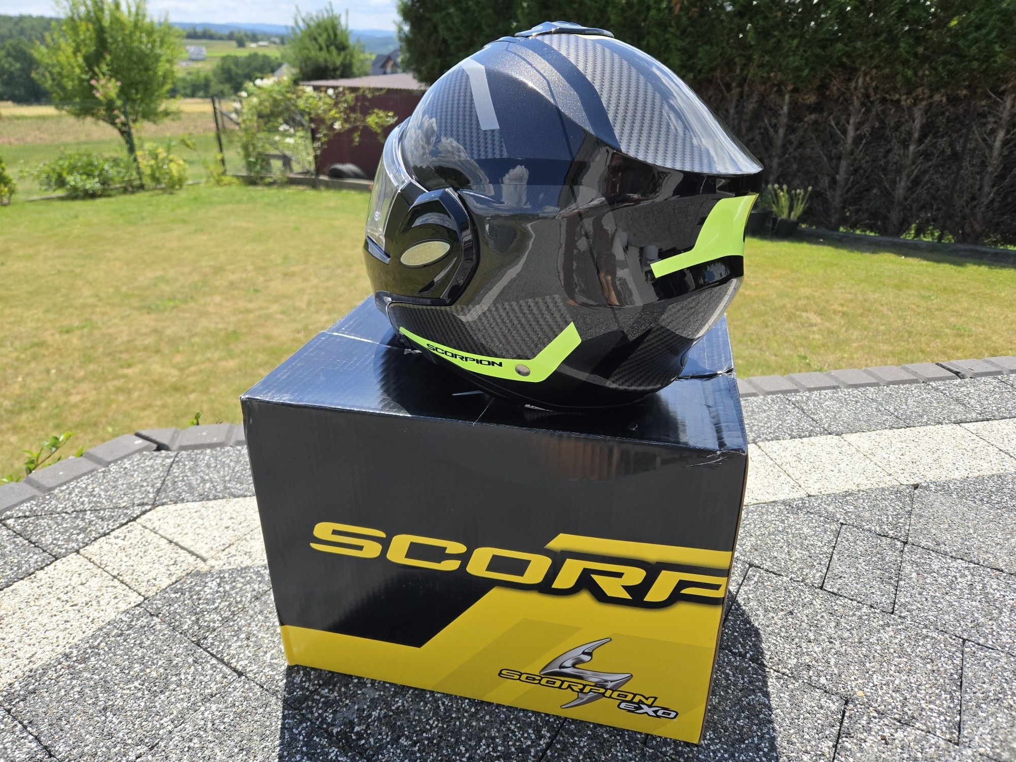 Kask motocyklowy Scorpion Evo tech trap  XXL
