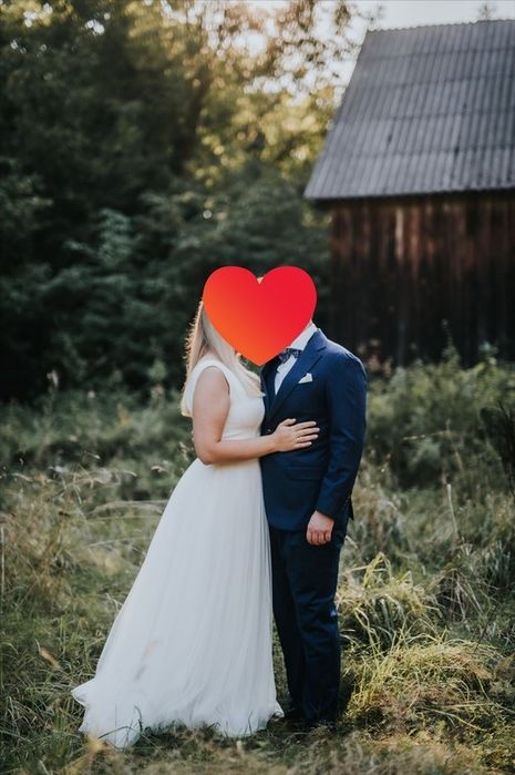 Suknia ślubna Paris Manufaktura Sukien Ślubnych 40/42 jedwabna klasyka