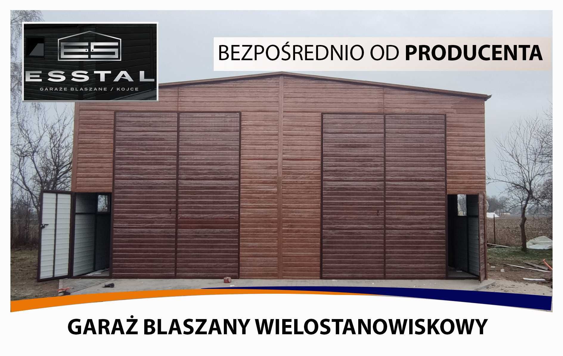 Garaż Blaszany ZŁOTY DĄB | Garaże | Wiaty | Hale | - ESSTAL