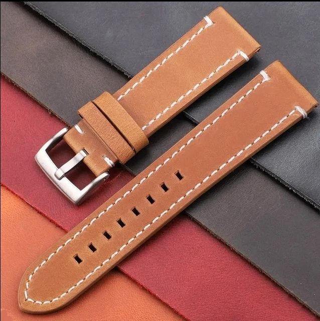 Bracelete 22mm em Pele c/ fecho fácil