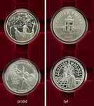 Moneta srebrna Jan Paweł II 2002 i Medal Jan Paweł II Pielgrzym Pokoju
