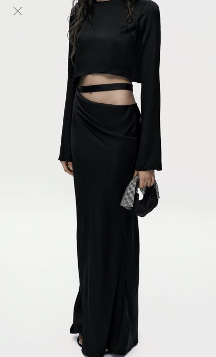 Сукня чорна віскоза Zara