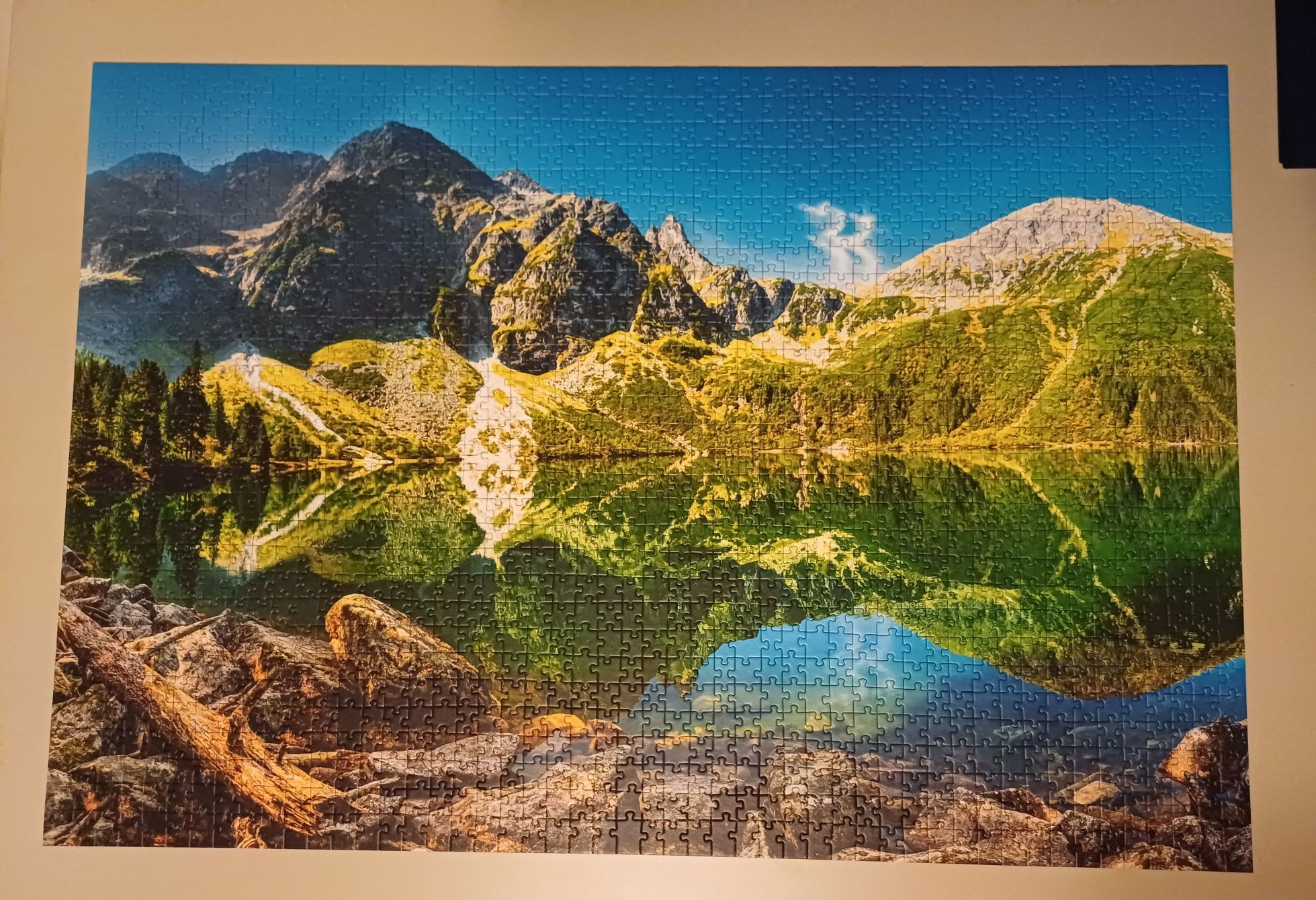 Puzzle 1500 elementów kompletne krajobraz górski