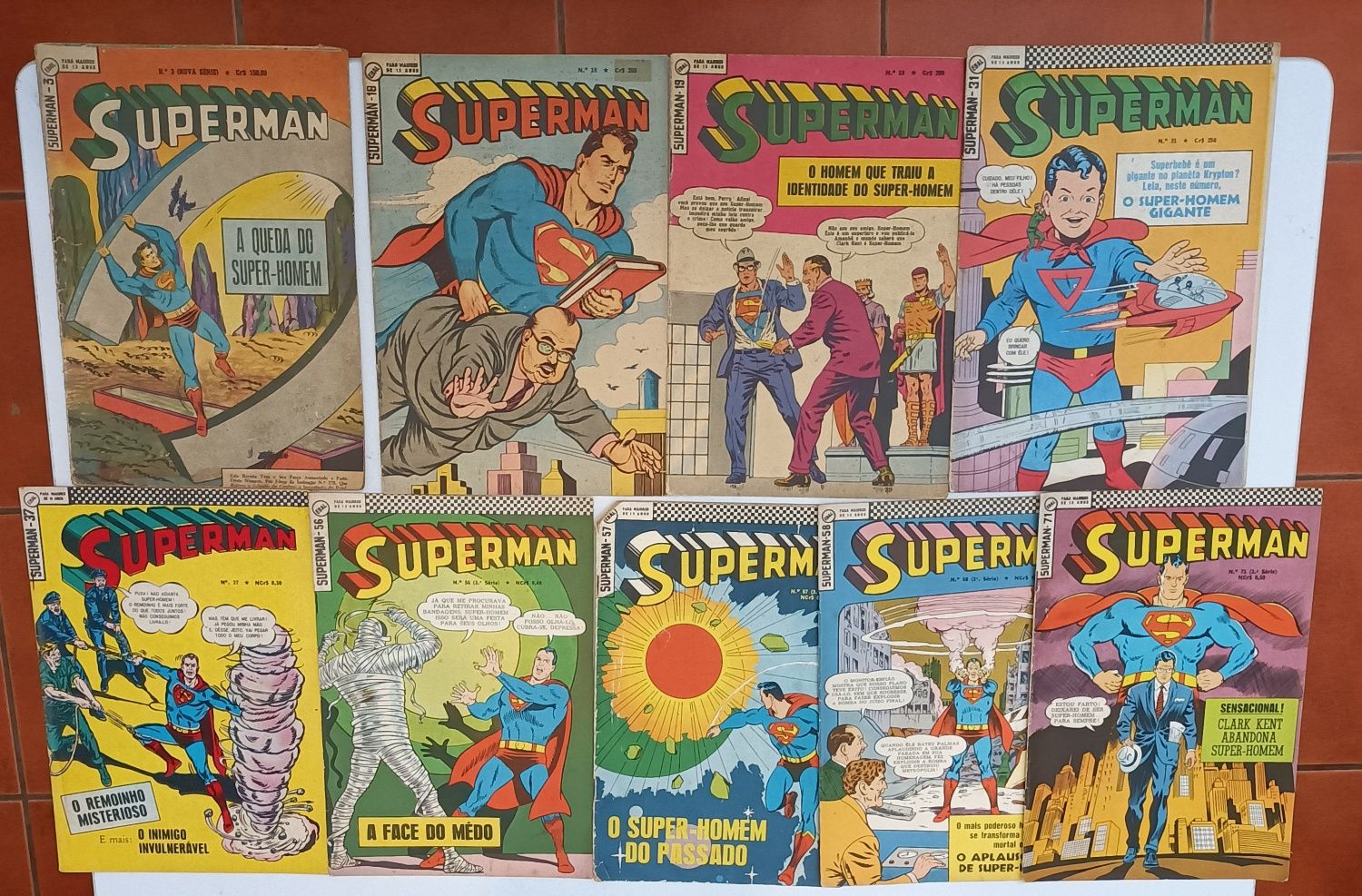 49 Livros Superman da Ebal e Abril