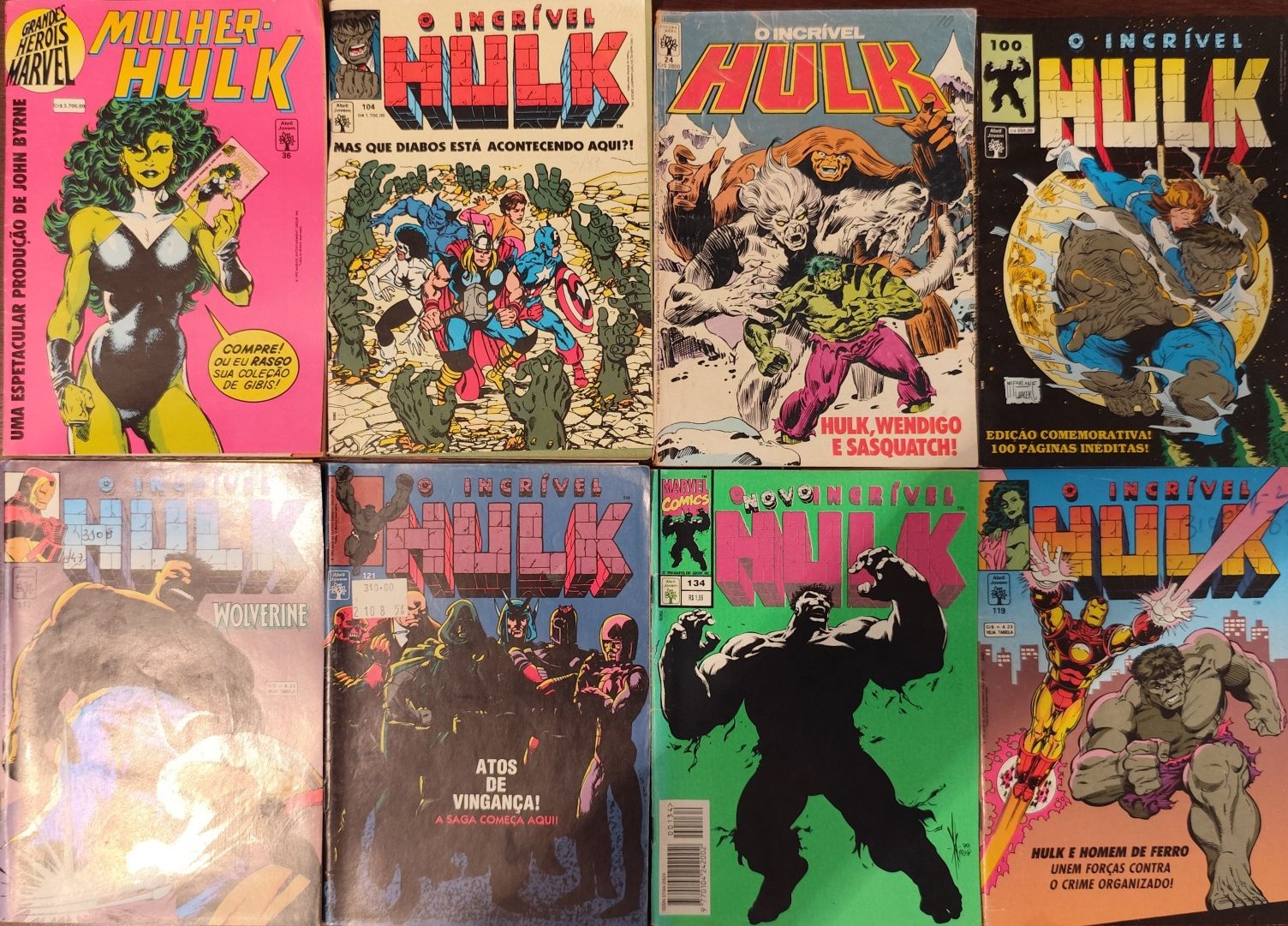 40 Revistas incrível hulk