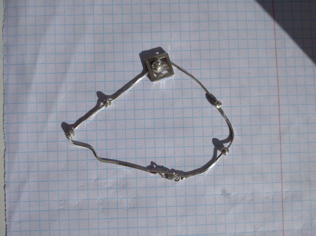Срібний браслет Pandora 5 грам довжина 22 см