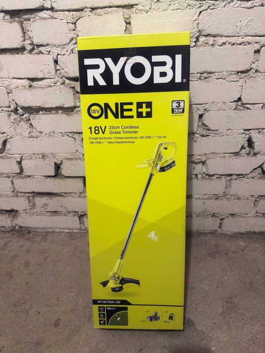 Podkaszarka akumulatorowa Ryobi 18V ONE+ z akumulatorem i ładowarką