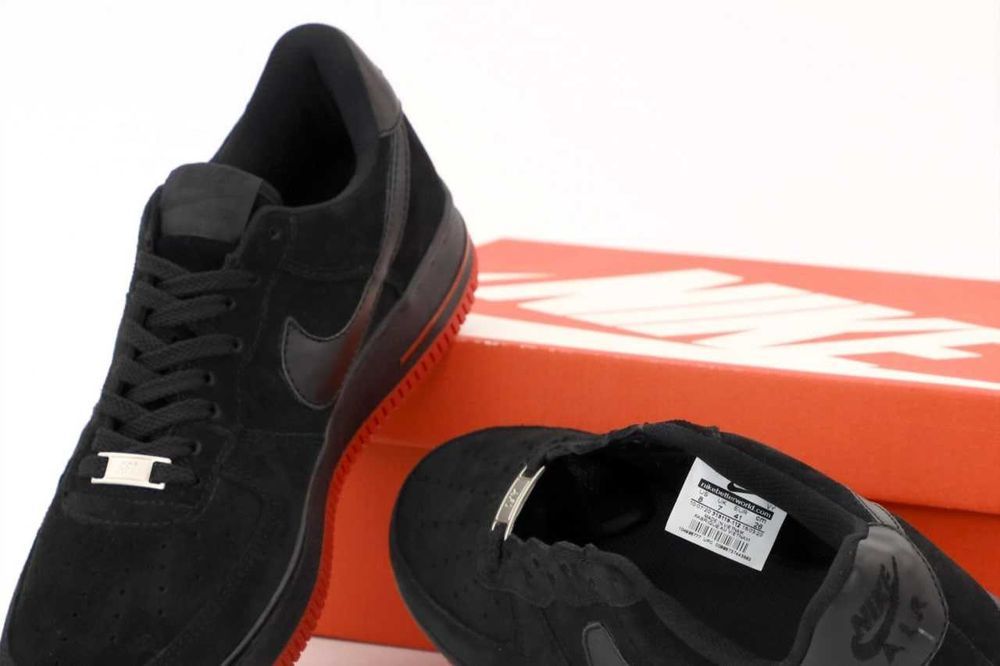 Кросівки Nike Air Force 1 Low black/red premium