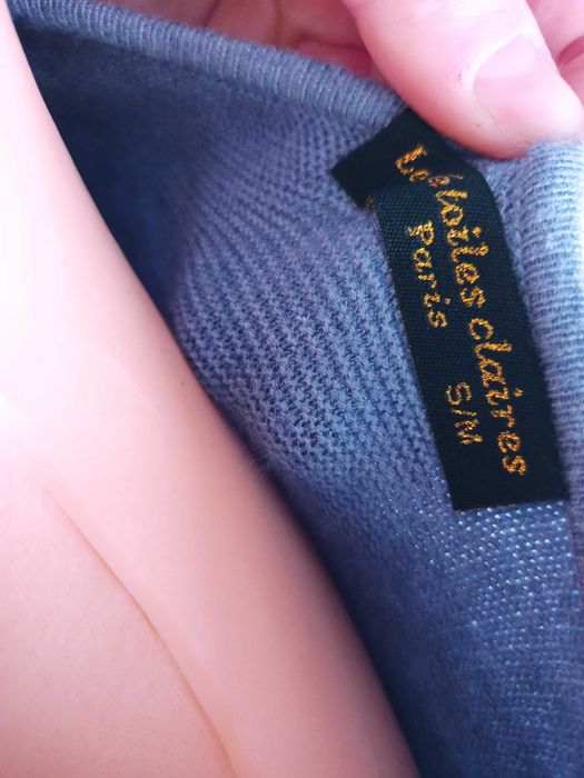 Nowy sweter S/M błękit niebieski